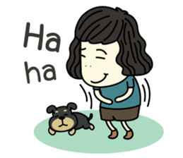 Mali with Little Mocha sticker #7730392