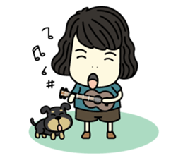 Mali with Little Mocha sticker #7730394