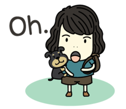 Mali with Little Mocha sticker #7730400