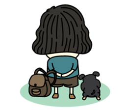 Mali with Little Mocha sticker #7730401