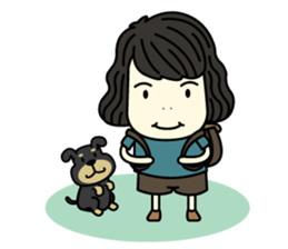 Mali with Little Mocha sticker #7730404