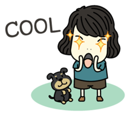 Mali with Little Mocha sticker #7730406