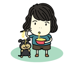 Mali with Little Mocha sticker #7730408