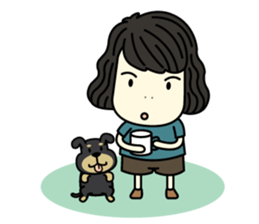 Mali with Little Mocha sticker #7730410
