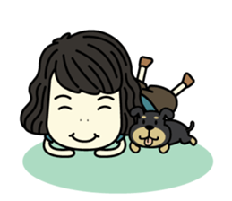 Mali with Little Mocha sticker #7730411