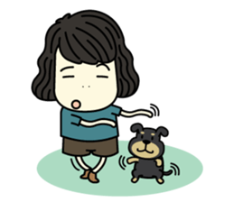 Mali with Little Mocha sticker #7730412
