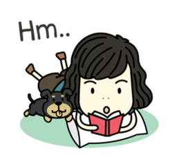 Mali with Little Mocha sticker #7730413