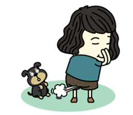 Mali with Little Mocha sticker #7730416
