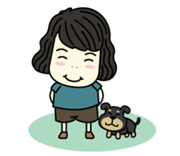 Mali with Little Mocha sticker #7730417