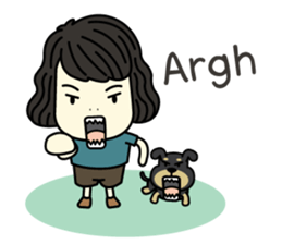 Mali with Little Mocha sticker #7730418