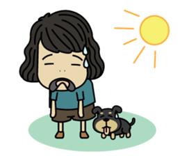 Mali with Little Mocha sticker #7730420
