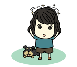 Mali with Little Mocha sticker #7730421