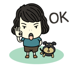 Mali with Little Mocha sticker #7730422