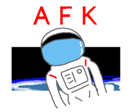 Astronaut's sticker(English) sticker #7730433