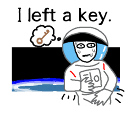 Astronaut's sticker(English) sticker #7730441