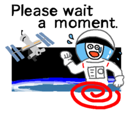 Astronaut's sticker(English) sticker #7730452