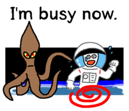 Astronaut's sticker(English) sticker #7730455