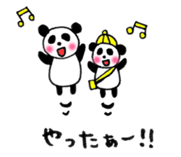 Panda family2 sticker #7730511