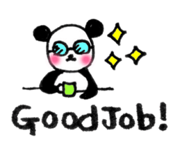 Panda family2 sticker #7730517