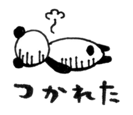 Panda family2 sticker #7730532