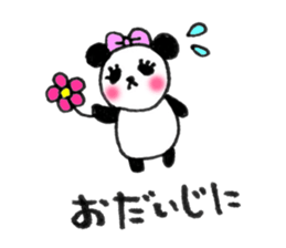 Panda family2 sticker #7730535