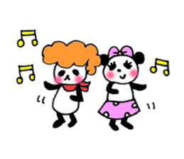 Panda family2 sticker #7730537
