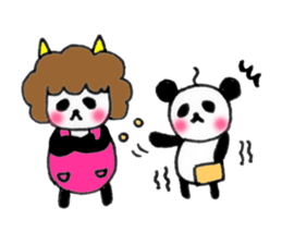 Panda family2 sticker #7730545