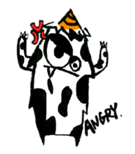 Q monsters sticker #7731041