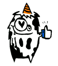 Q monsters sticker #7731044