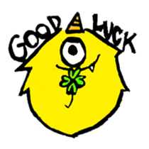 Q monsters sticker #7731051