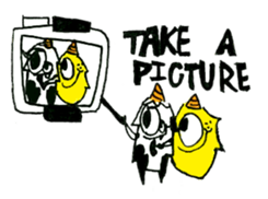 Q monsters sticker #7731059