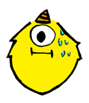 Q monsters sticker #7731061