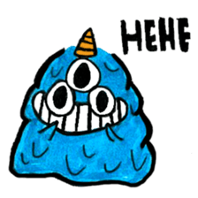 Q monsters sticker #7731063