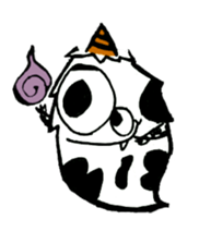 Q monsters sticker #7731065