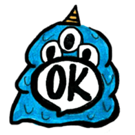 Q monsters sticker #7731067