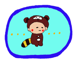 raccoon dog tanuko sticker #7731841