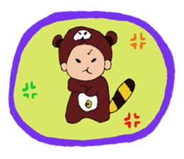 raccoon dog tanuko sticker #7731844