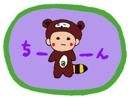 raccoon dog tanuko sticker #7731845