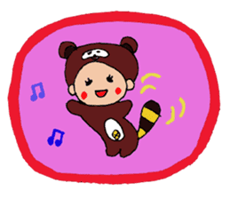 raccoon dog tanuko sticker #7731849