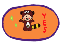 raccoon dog tanuko sticker #7731864