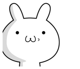 An ear of rabbit grew. sticker #7732098