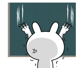 An ear of rabbit grew. sticker #7732101