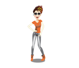 Miss. Pui, In the city sticker #7732428