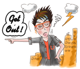 Miss. Pui, In the city sticker #7732431