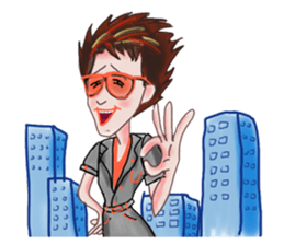 Miss. Pui, In the city sticker #7732435