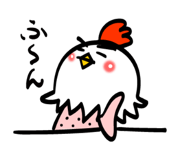 Chicken's skin sticker #7733076