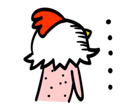 Chicken's skin sticker #7733085