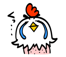 Chicken's skin sticker #7733091