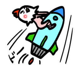 Chicken's skin sticker #7733097