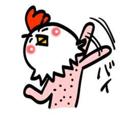 Chicken's skin sticker #7733107